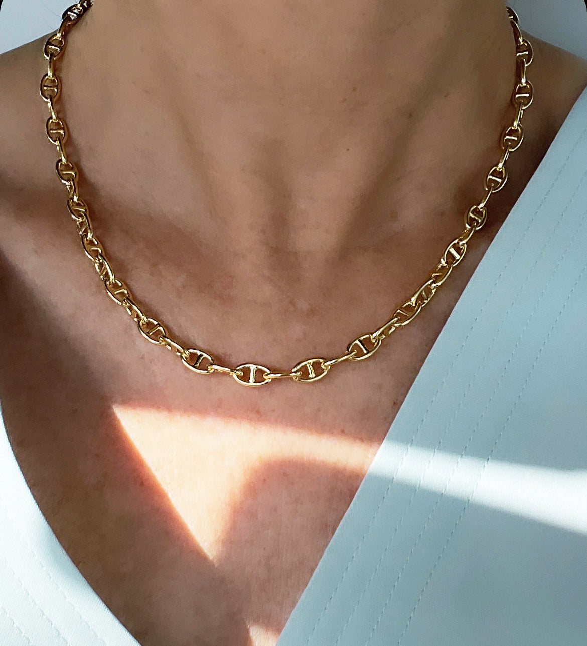 Classic Anchor Chain Necklace | Gold | Pandora US
